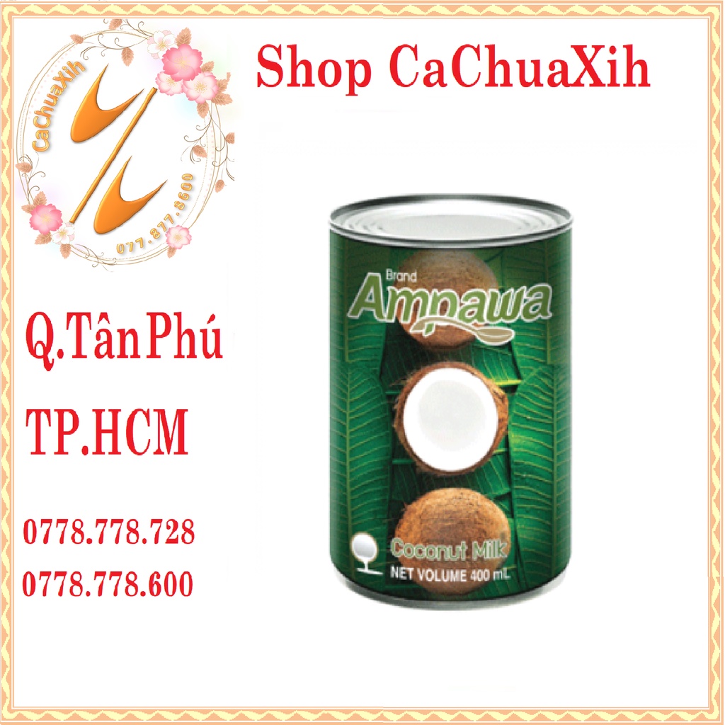 Nước cốt dừa Thái Lan Ampawa lon 400ml
