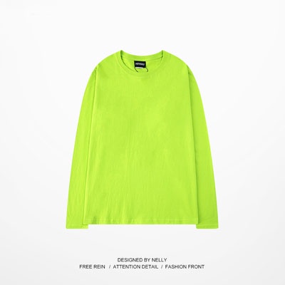 Áo thun trơn Nelly dài tay 100% cotton basic