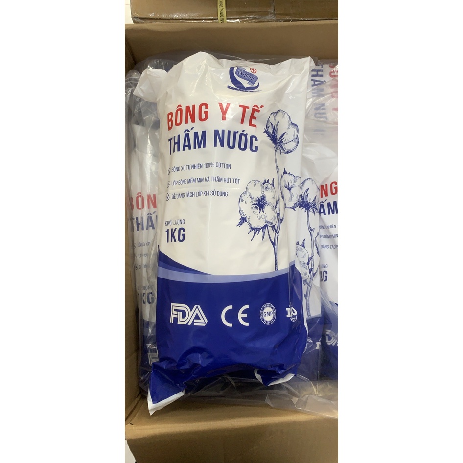 Bông cuộn y tế An Lành 1kg