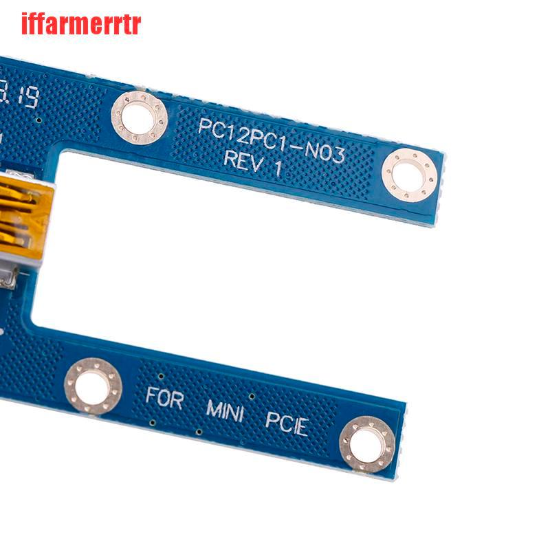 {iffarmerrtr}Mini pcie to USB 3.0 adapter converter USB3.0 to mini pci e PCIE express card KGD