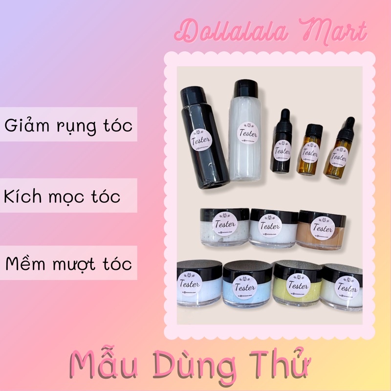 MẪU DÙNG THỬ BỘ SẢN PHẨM CHĂM SÓC TÓC - SAMPLE/TESTER - Dollalala Mart