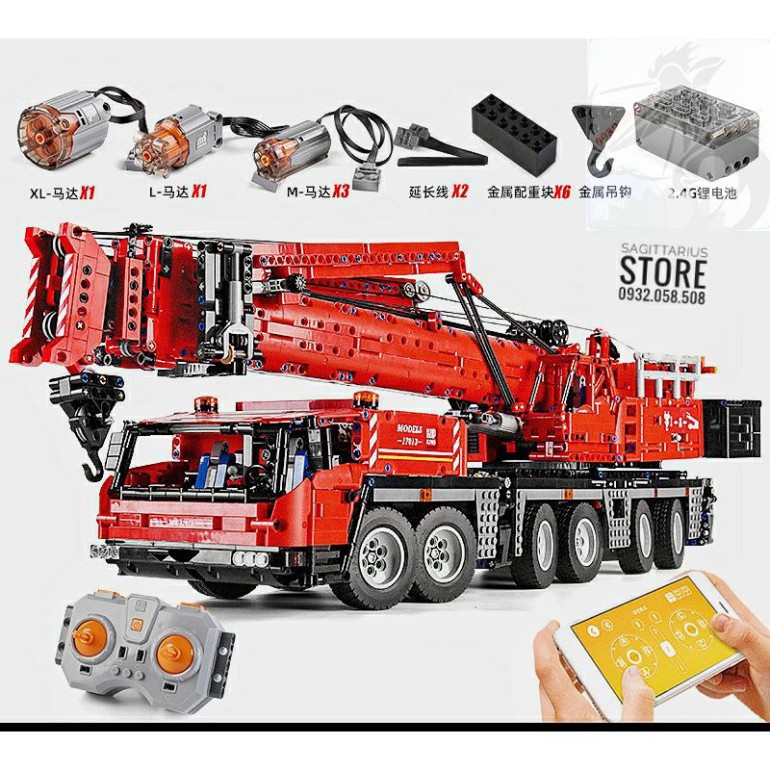 Lego Mouldking 17013 Lắp Ráp Xe Cần Cẩu