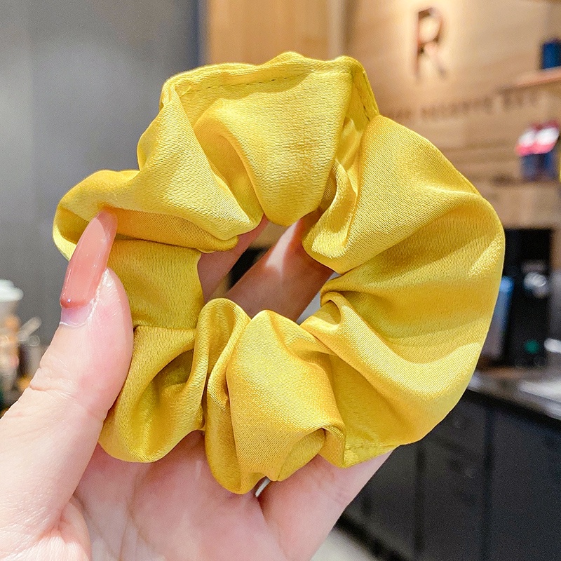 Dây buộc tóc thiết kế co giãn phong cách Retro Hàn Quốc