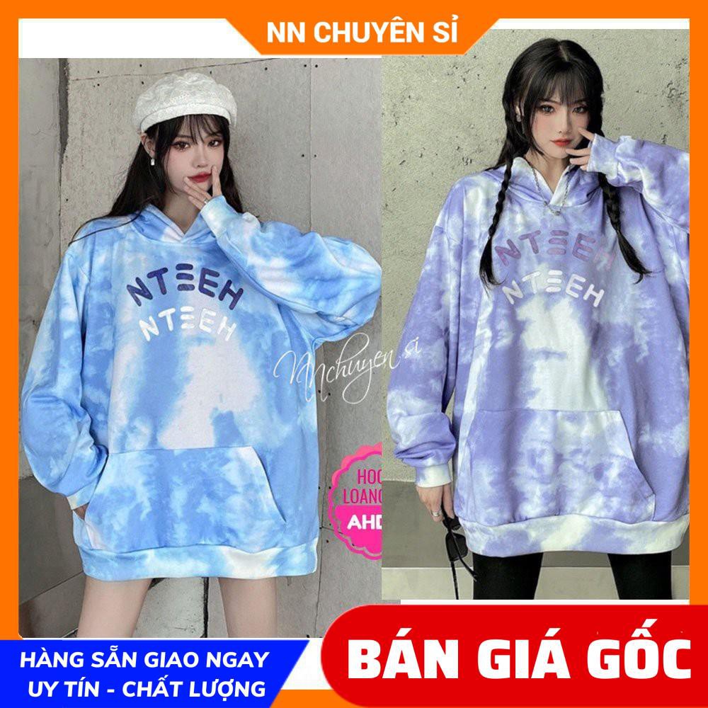 ÁO HOODIE NỈ LOANG MÀU CỰC CHẤT ⚡ ẢNH THẬT⚡ ÁO NỈ CHUI