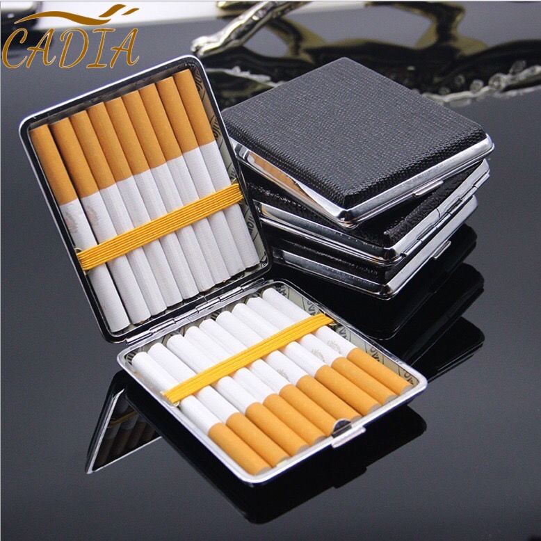 Bộ 20 Hộp Đựng Thuốc Lá Bằng Da Siêu Mỏng Cao Cấp Tiện Dụng