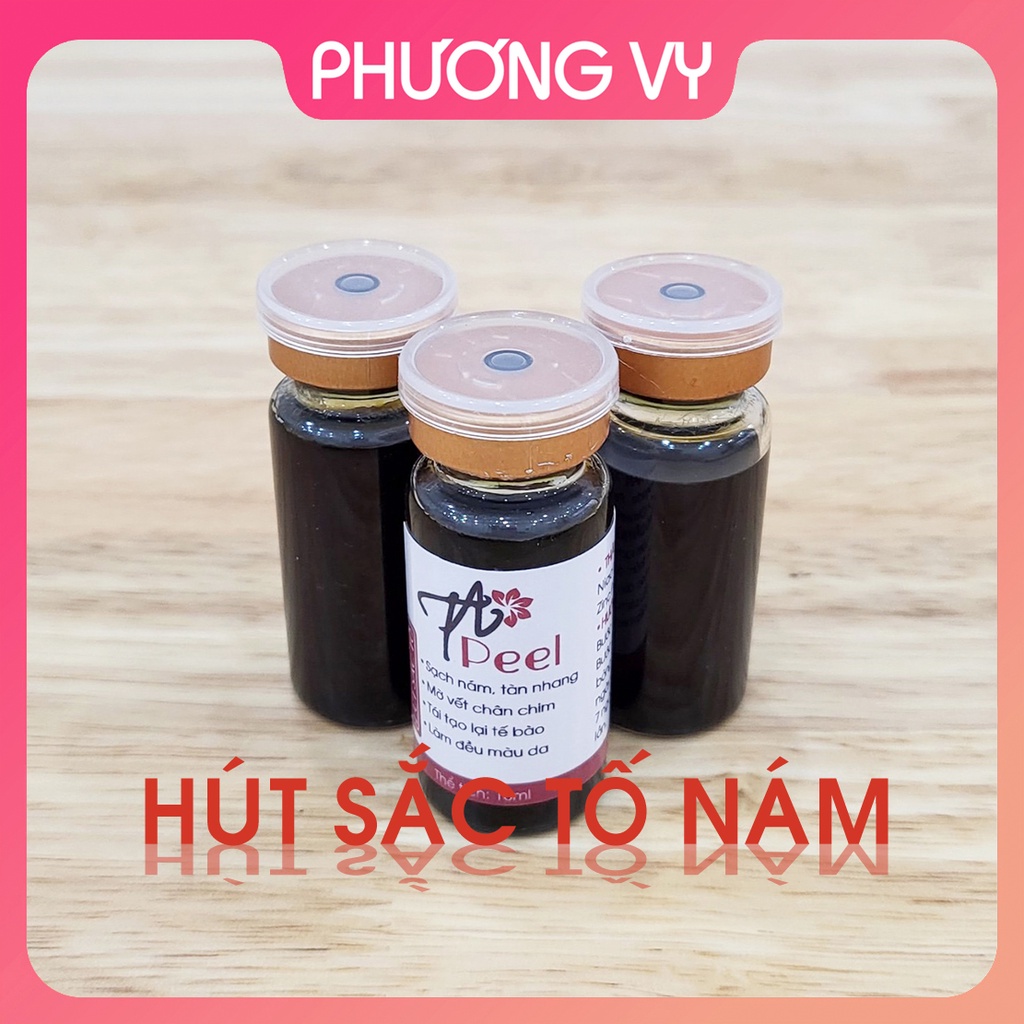 10ml Nước đi nám, tẩy nám, nguyên liệu Spa, căng mịn sáng bóng, làm trắng da, peel da.