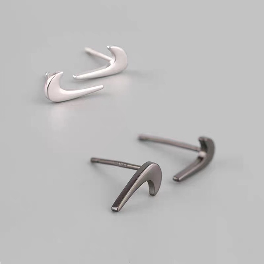 Bông tai, Khuyên tai nam nữ logo thể thao nike phong cách năng động cá tính, Unisex, 1 chiếc