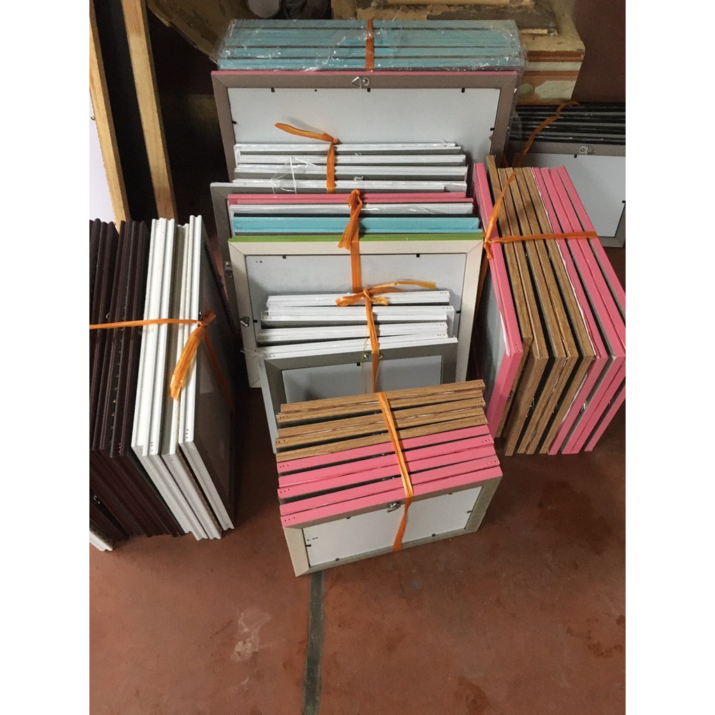 Khung ảnh vuông 20x20 cm mặt meka giá rẻ