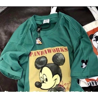 Áo phông micky xanh