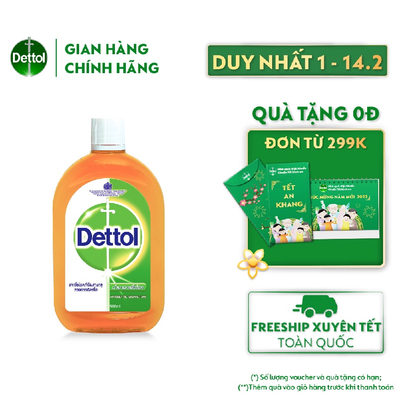 Dung dịch diệt khuẩn đa năng Dettol 500ml