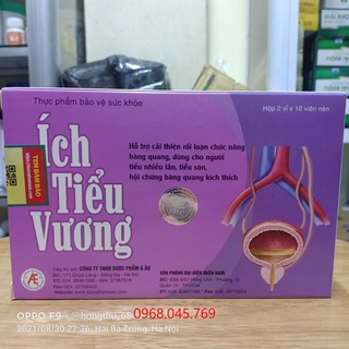 Ích Tiểu Vương hỗ trợ cải thiện rối loạn chức năng bàng quang hộp 20 viên