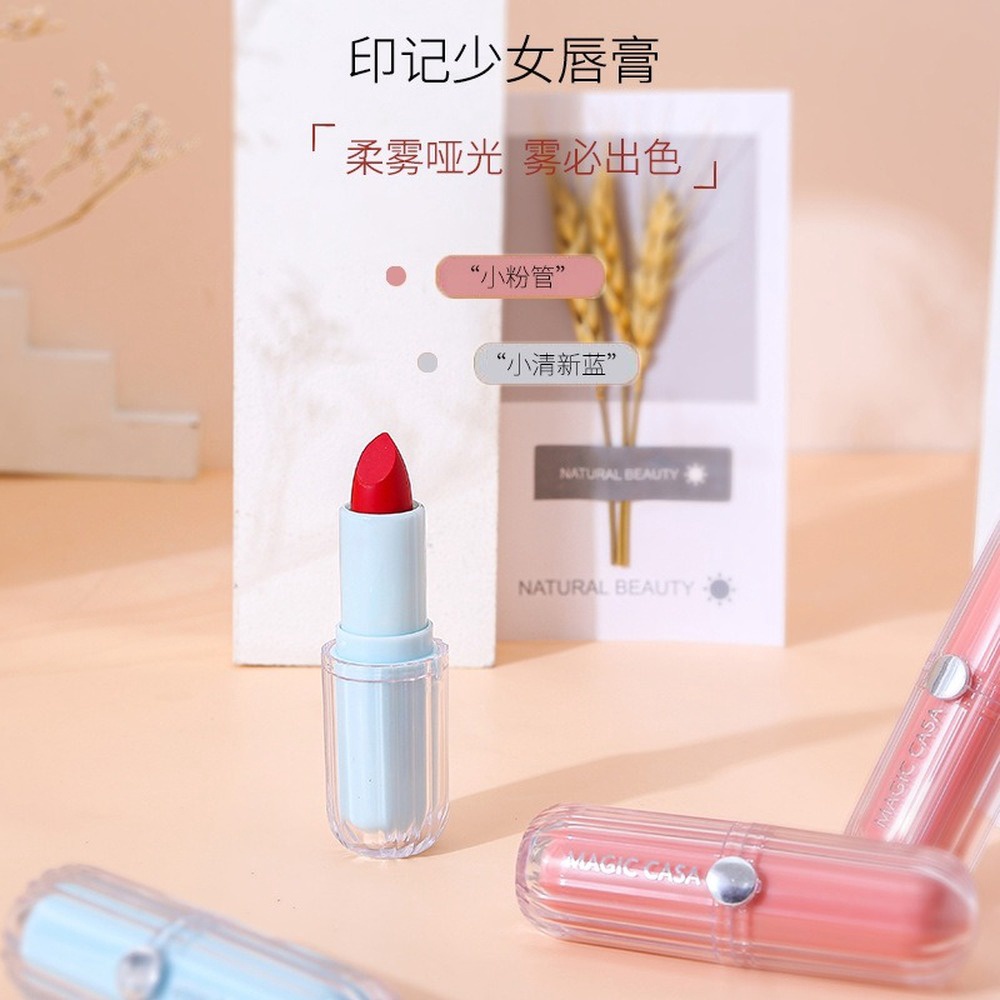 Son môi nhung lì màu sắc tự nhiên thời trang tươi tắn không phai màu | BigBuy360 - bigbuy360.vn