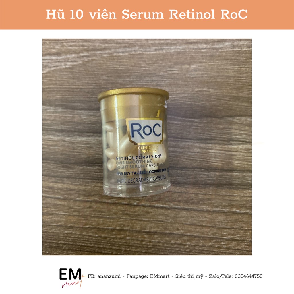 [BILL US] Kem mắt retinol ROC và serum huyết thanh Retinol ngừa lão hóa | BigBuy360 - bigbuy360.vn