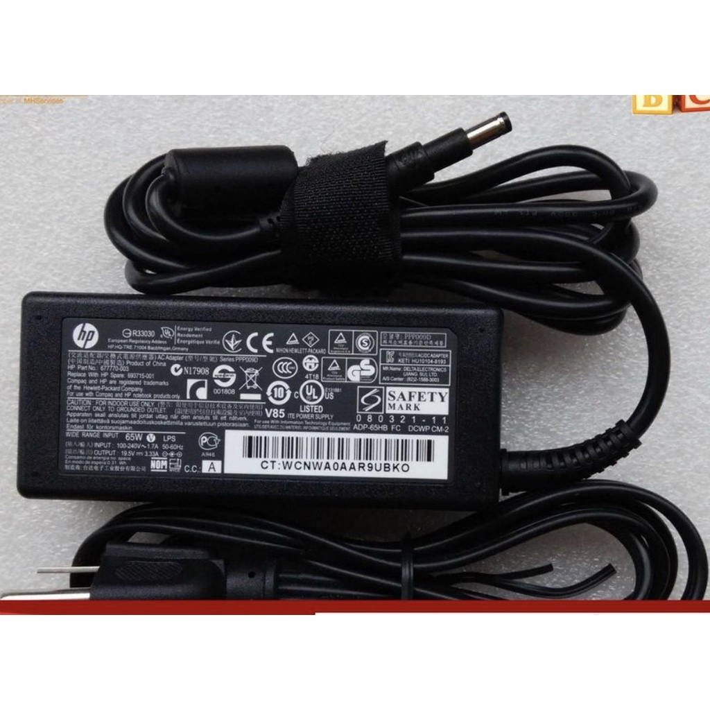 Sạc HP 2 Khấc (19.5V 3.33A) HP Pavilion 14-b009tu, 14-b109wm, 14-b017nr, 14-b005sa, 14-b130sa, LOẠI TỐT, BH 12 THÁNG