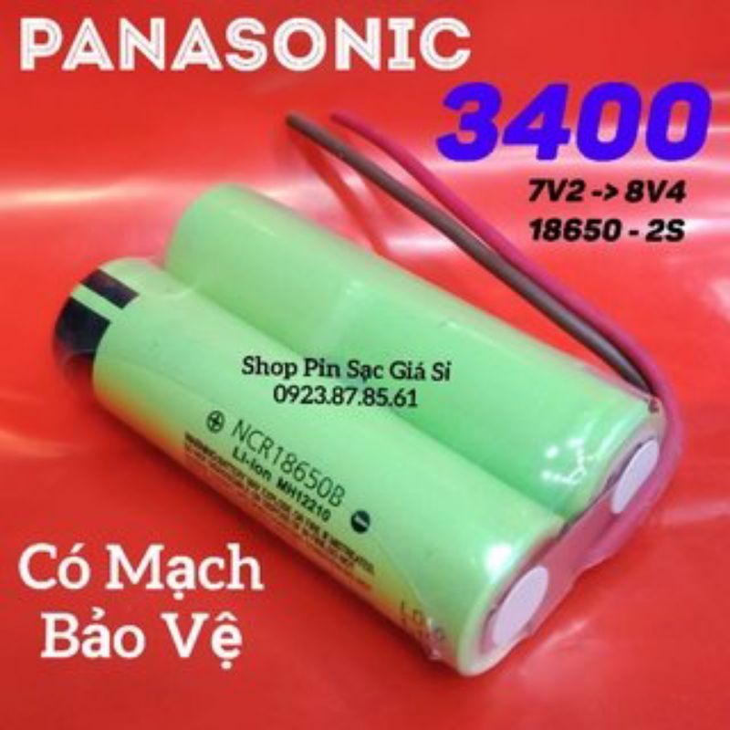 Pin Panasonic 7v4 3400mah 18650 JAPAN
