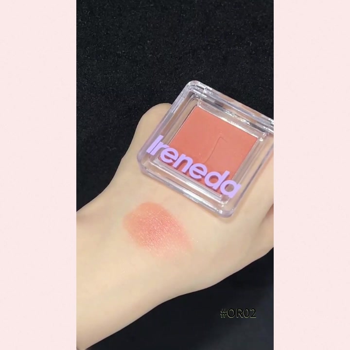 Ireneda Phấn Má Hồng Dạng Nén Màu Lì Nhũ Lâu Trôi Độ Lên Màu Đậm Nhẹ Dễ Tán | BigBuy360 - bigbuy360.vn