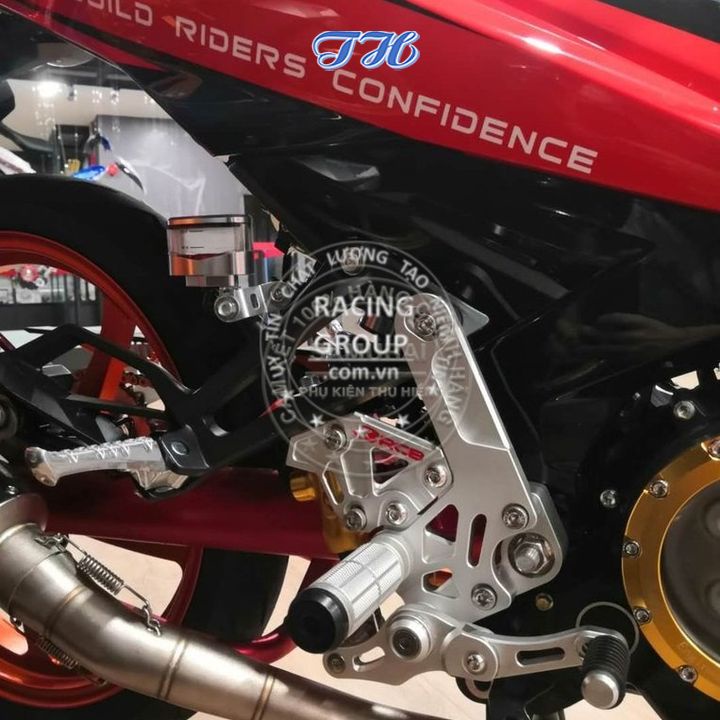 Bộ Cần Số Móc Exciter 150 RCB S2 Kiêm Đế Chân Chính Hãng Racing Boy