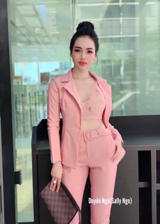 Vest dài kèm áo bra