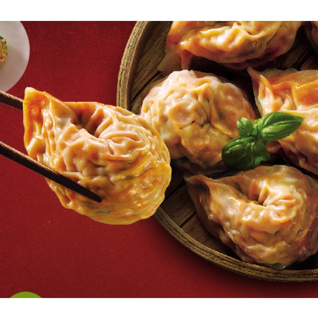 Bánh bao Hàn Quốc vỏ mỏng nhân kim chi Pulmuone 400g