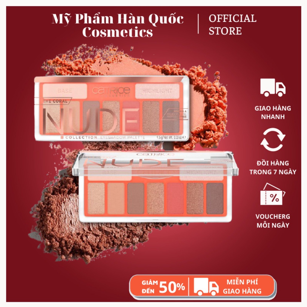 Bảng Phấn Mắt Catrice The Coral Nude Collection Eyeshadow Palette