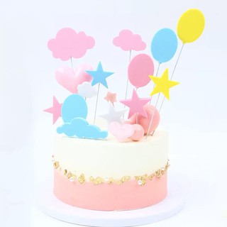 Bong bóng cắm bánh - 1 set 5 que