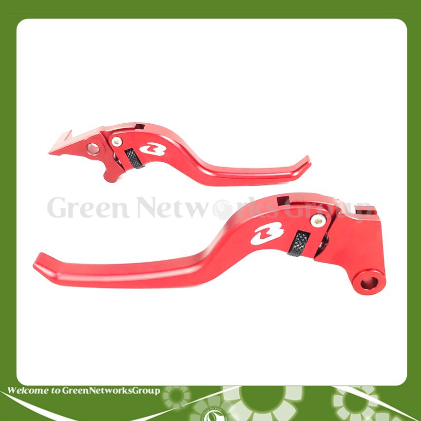 Cặp tay thắng tay côn Exciter RCB Màu Đỏ ( loại tăng chỉnh xoay tròn ) Greennetworks