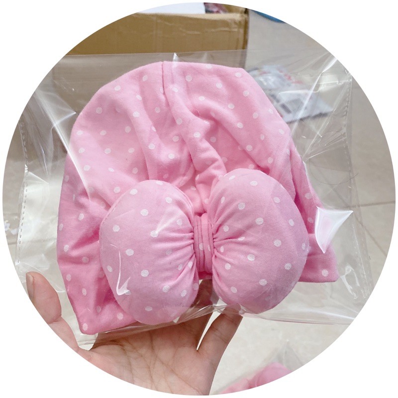 nón vải cho bé ( mẫu tim phồng cho bé thêm xinh sz 5-10kg)