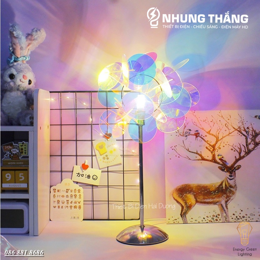 Đèn Trang Trí Vòng Cực Quang Đa Sắc Siêu Đẹp DB-913,DB-914 - 2 Kích Thước - Trang Trí Phòng Ngủ Lãng Mạn