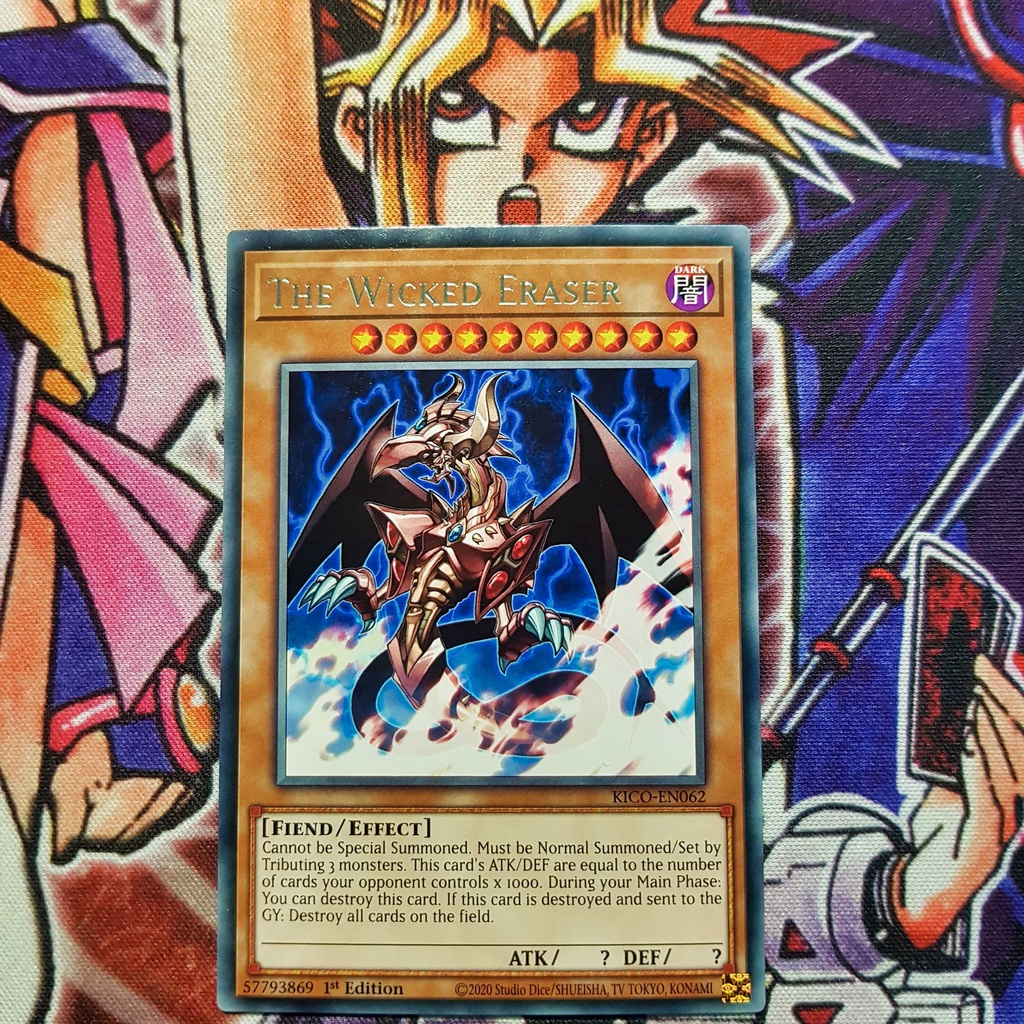 Bộ thẻ bài Yugioh: Tà thần Yugioh Wicked Avatar - Deadroot - Eraser | KICO Rare.
