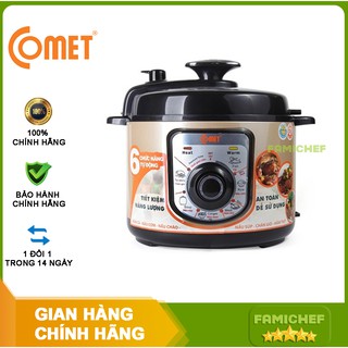 Nồi áp suất đa năng Comet CM6160 5 lít - Màu ngẫu nhiên