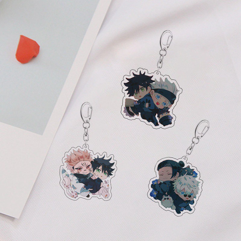 Móc khóa nhựa acrylic hình Geto Suguru Gojo 6cm