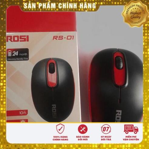 ⚡Chuột Wireless Không dây Rosi RS-01 Cam Kết Hàng Chuẩn Chính Hãng