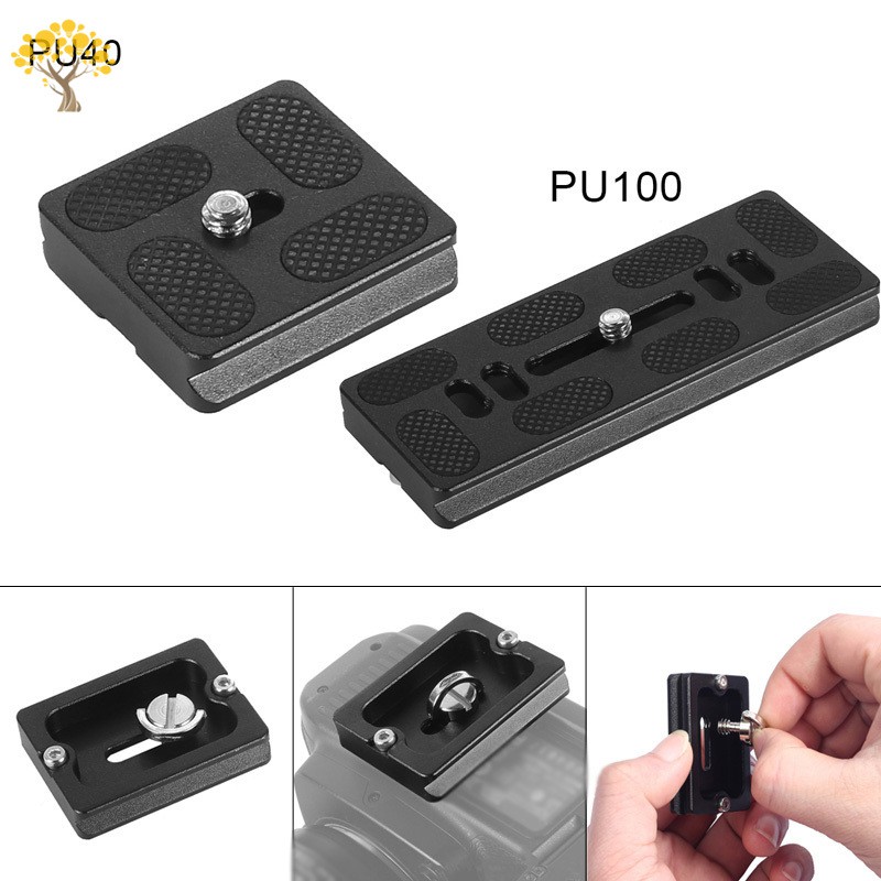 [Cheap] PU40 PU50 PU60 PU70 PU100 Quick Release Plate with 1/4 Inch Screw Mount for Tripod Monopod Ballhead