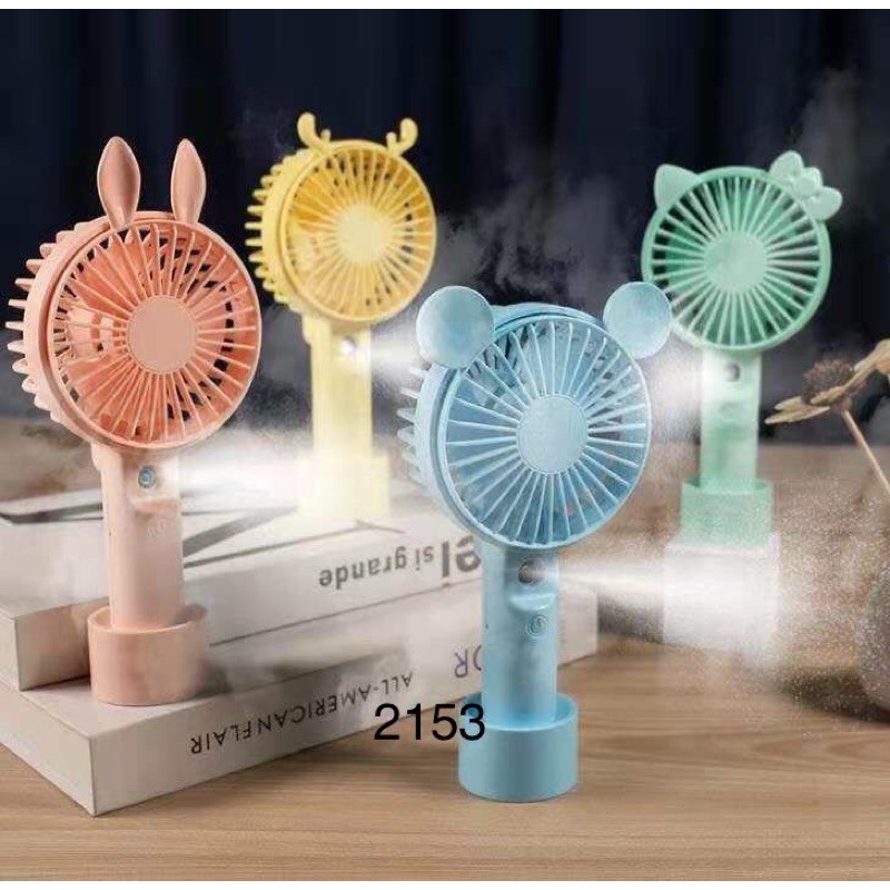 Quạt Cầm Tay Mini Fan Phun Xương Sạc Tích Điện