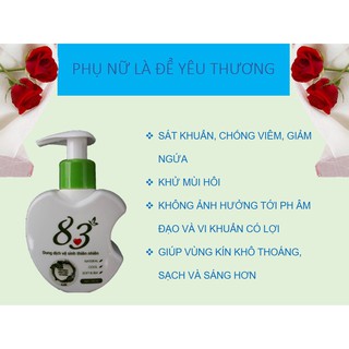 Dung dịch vệ sinh phụ nữ 8.3