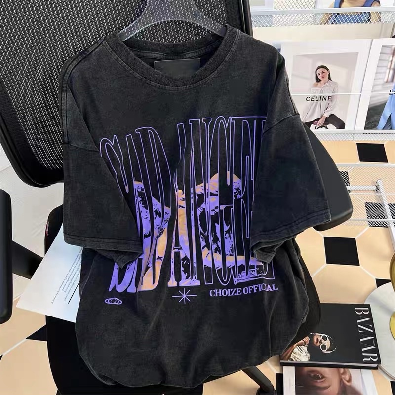 ÁO UNISEX NAM NỮ FORM RỘNG CÓ SIZE HOT TREND MÙA HÈ PHÔNG T, ẢNH THẬT Ở CUỐI