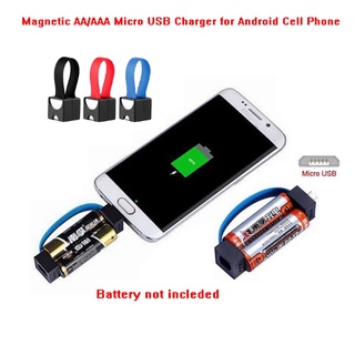 Cục sạc khẩn cấp từ tính aa / aaa micro usb có nam châm cho điện thoại android