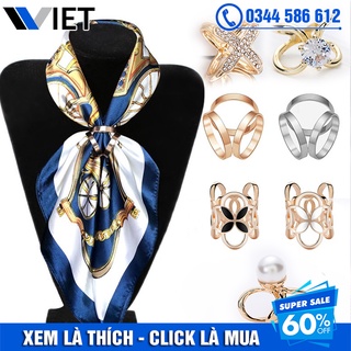Nút buộc khăn, nút thắt khăn lụa đa năng hot trend giới trẻ
