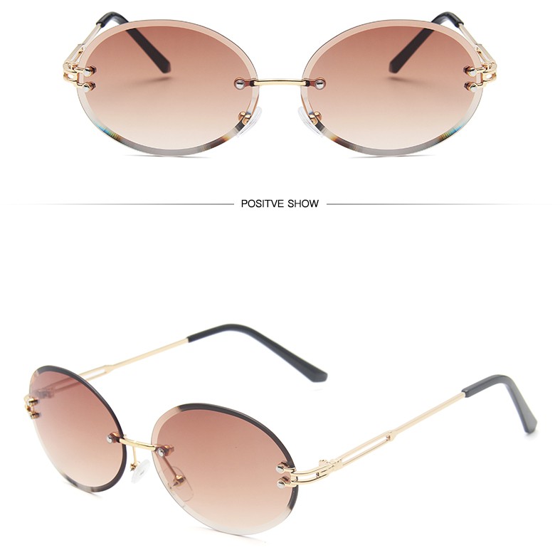 Kính Mát Gọng Kim Loại Tròn Cho Nam Và Nữ