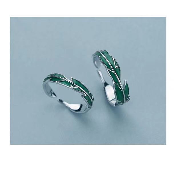 [Khuyến Mãi Đặc Biệt] Nhẫn Bạc Sterling 925 In Hình Quả Chuối Rơi Mưa Chính Hãng Thời Trang Cho Nam Và Nữ Uni
