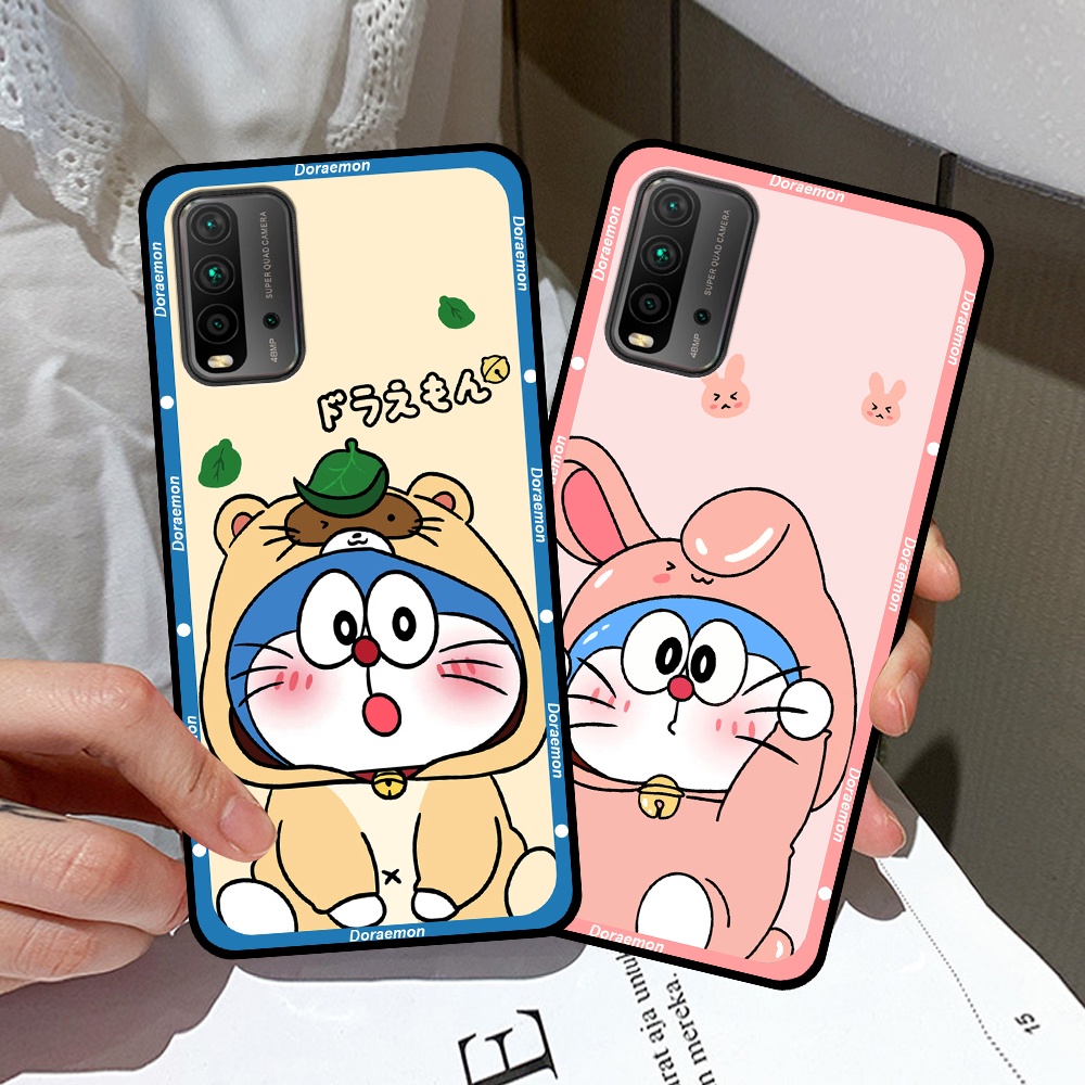 Ốp Xiaomi Redmi 9T / Poco M3 in hình cặp đôi doremon, hổ, khủng long dễ thương