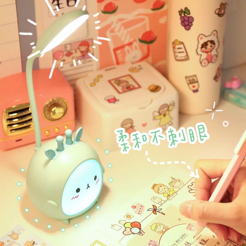 Đèn LED Để Bàn Dễ Thương Bảo Vệ Mắt Cổng Sạc USB