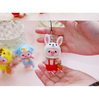 [Xanh lá] Len chọc - Needle Felting