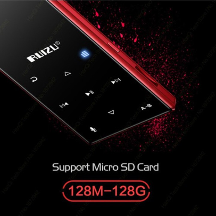 Máy nghe nhạc ruizu D29, có bluetooth,có loa ngoài,chơi nhạc lossless