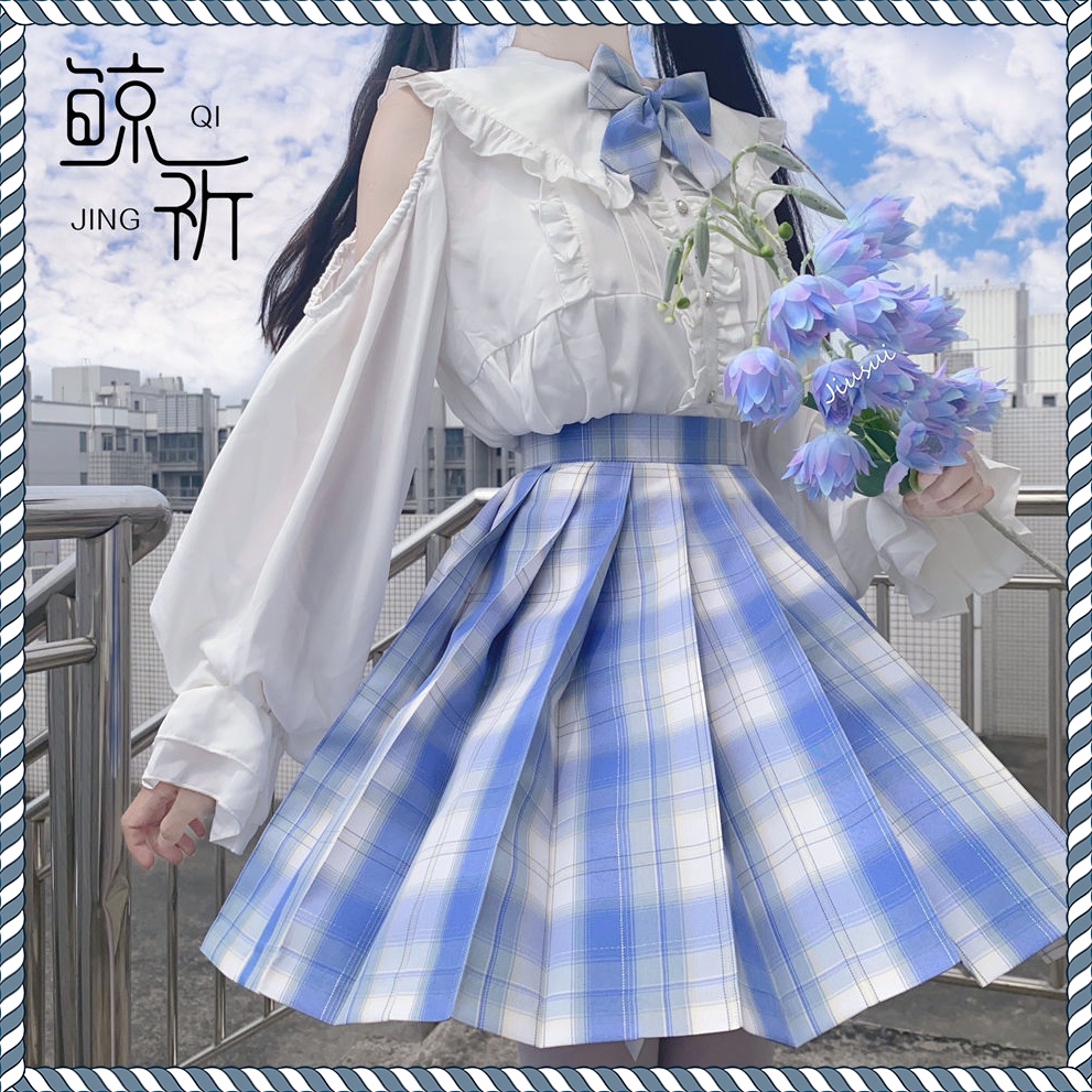 [Kình Kì] Chân váy đồng phục Seifuku/JK - Phi Tuyết Ngưng Duyên