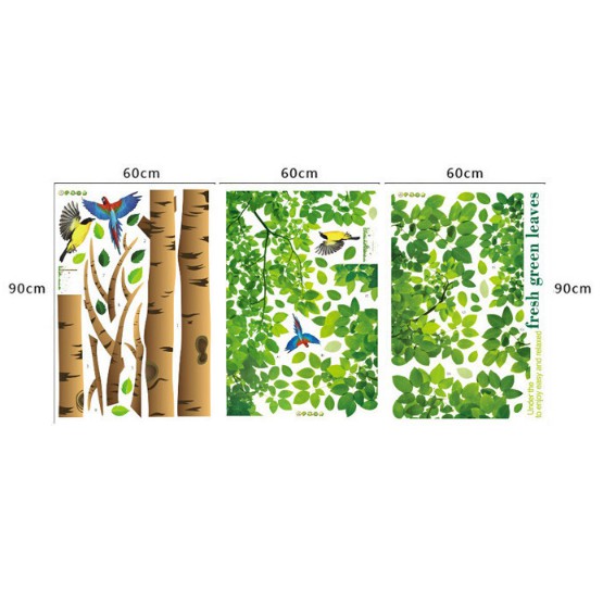 Decal trang trí tường Cây size lớn cho Bé