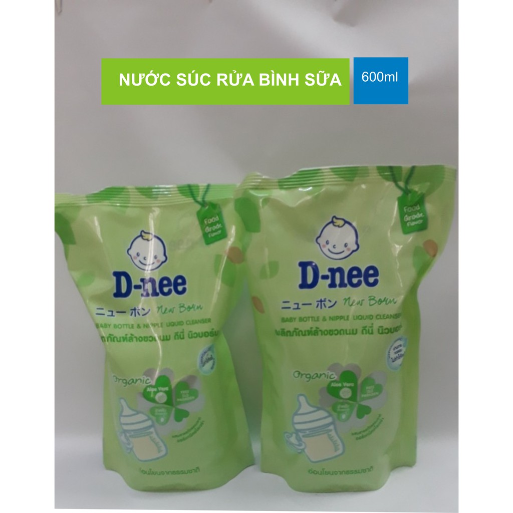 Nước rửa bình sữa Dnee 600ml Thái Lan