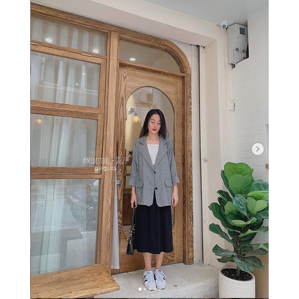 Chân váy thun bút chì