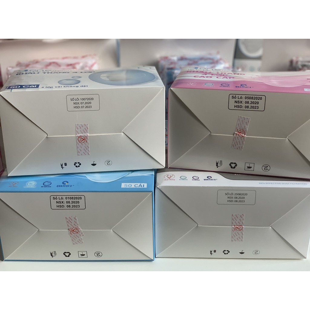 Khẩu Trang Y Tế 4 lớp Onemask (Hộp 50 cái)