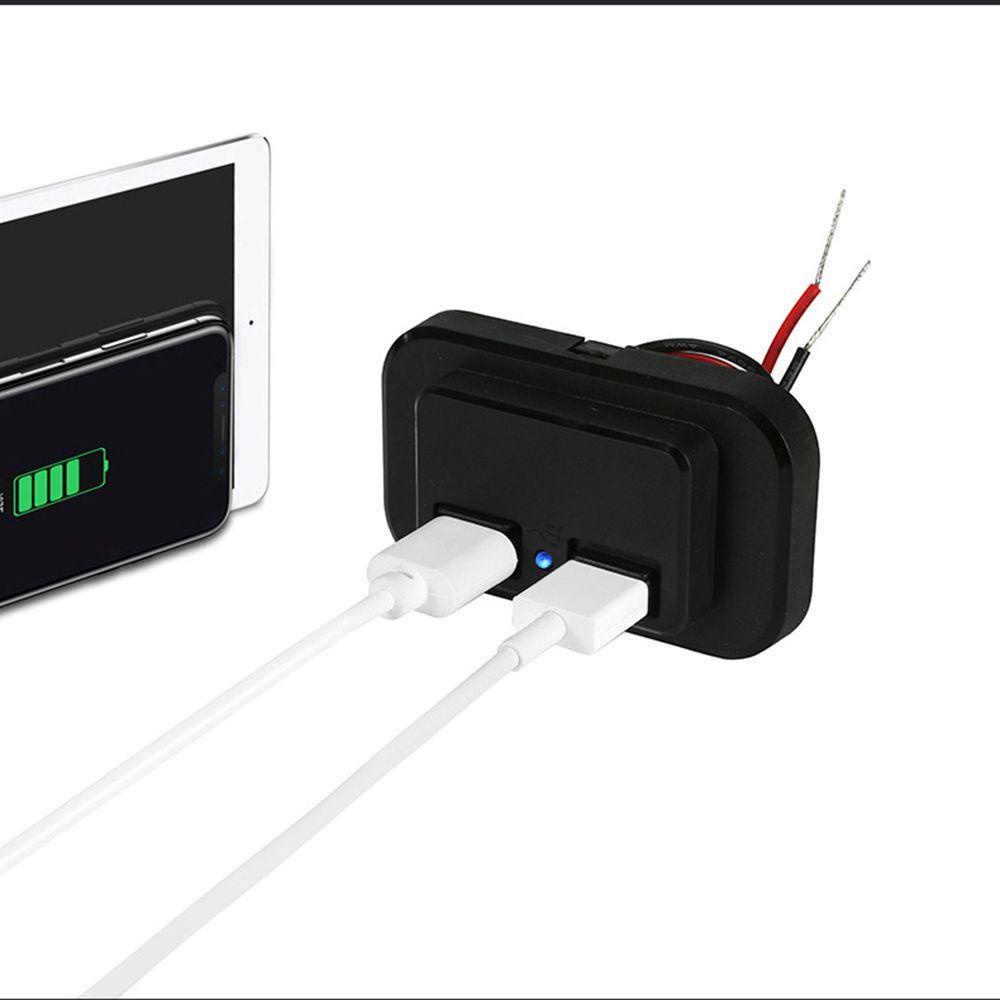 Củ Sạc Điện Thoại Chống Thấm Nước 12V / 24V Dành Cho Xe Hơi